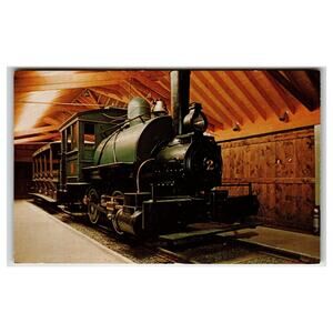 Adirondack Museum Marion River Carry Railroad Locomotive No. 2 Postcard